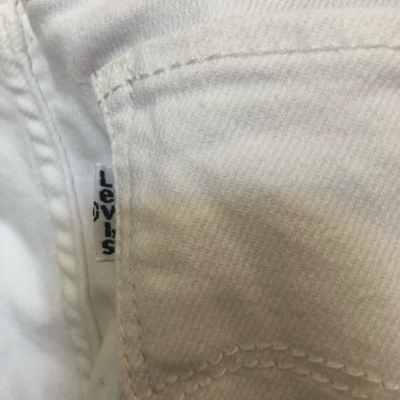 Levi’s White High Rise Skinny Jeans Size 29 - Picture 6 of 9